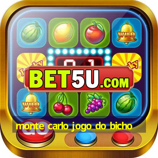 monte carlo jogo do bicho